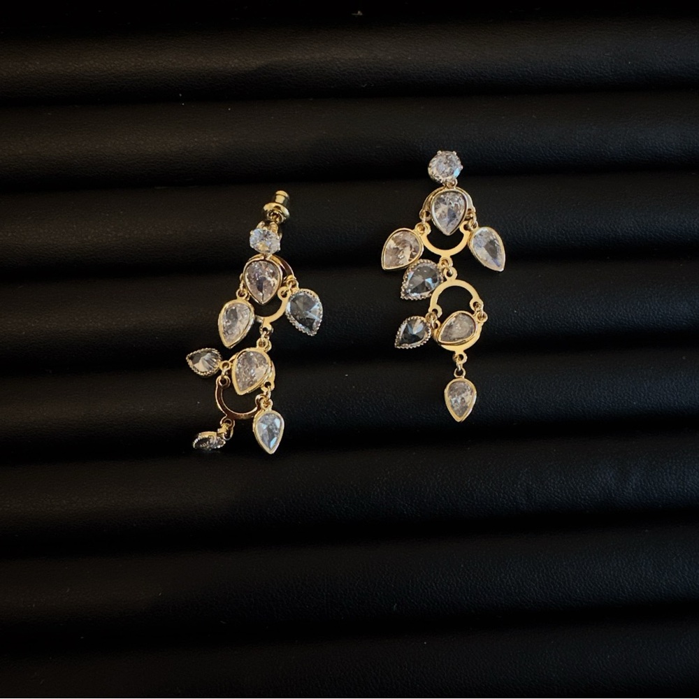 Women’s Rhinestone Boho Statement Earrings Sparkly Festival Style